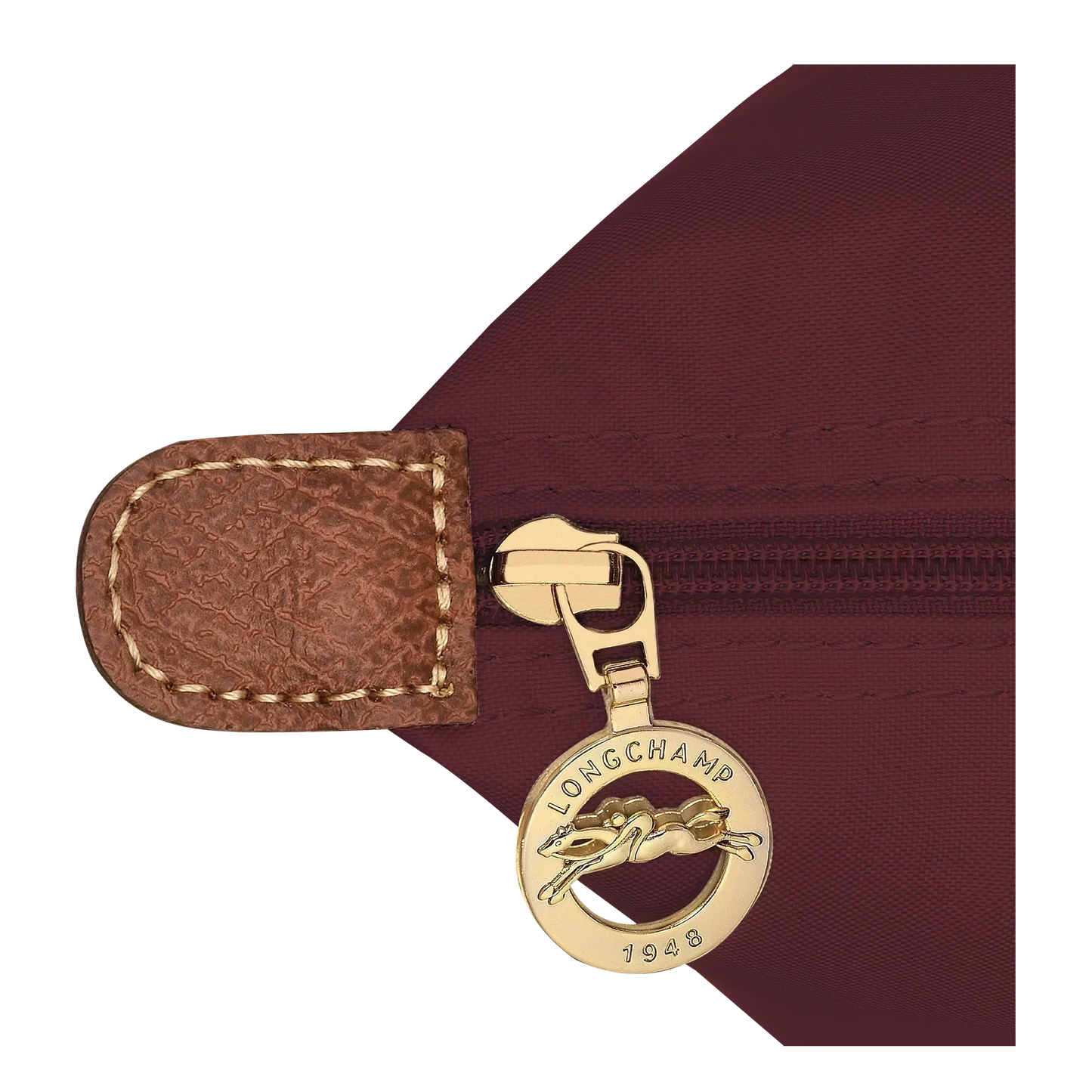 Bolso grande Le Pliage, burdeos