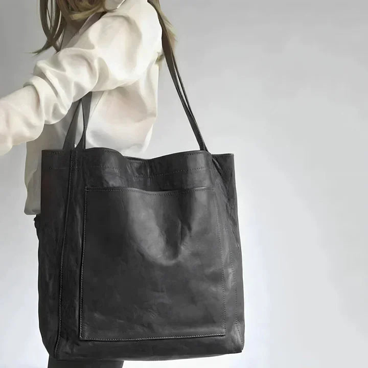 Pamela | Bolso tote de cuero clásico