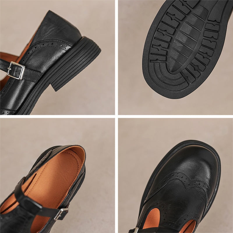 Mia - Zapato de cuero elegante y refinado