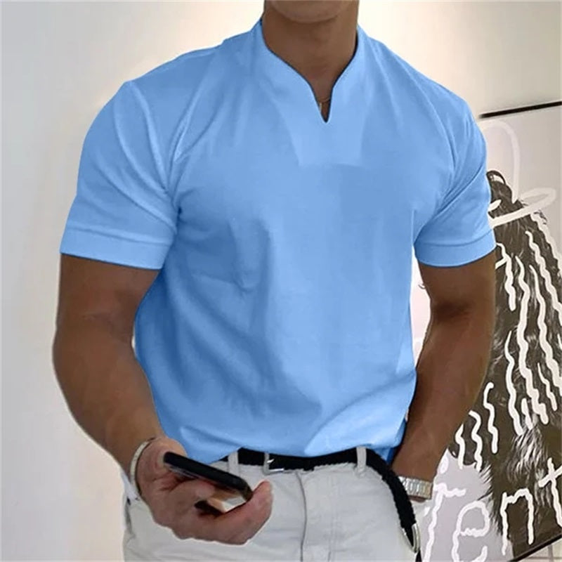 Polo para hombre, estilo caballero de negocios