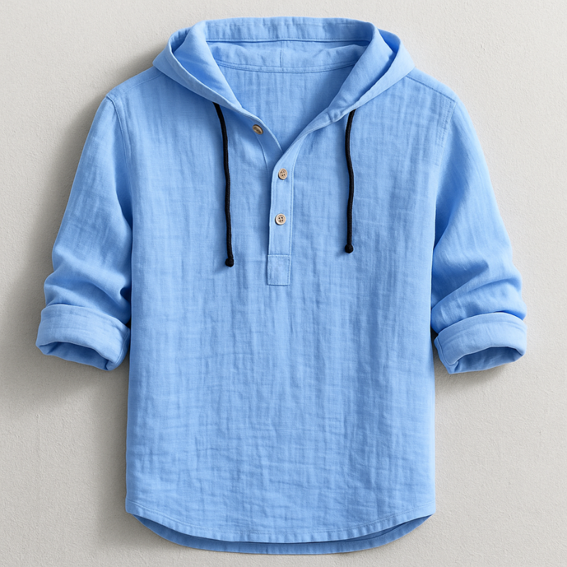 DUVAL PARIS - Camisa de Lujo con Capucha – Elegancia y Comodidad Inigualables