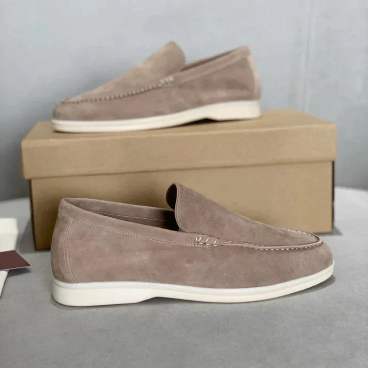 Mocasines de ante