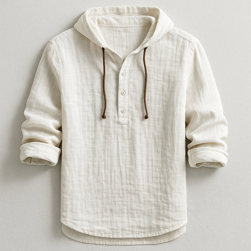 DUVAL PARIS - Camisa de Lujo con Capucha – Elegancia y Comodidad Inigualables