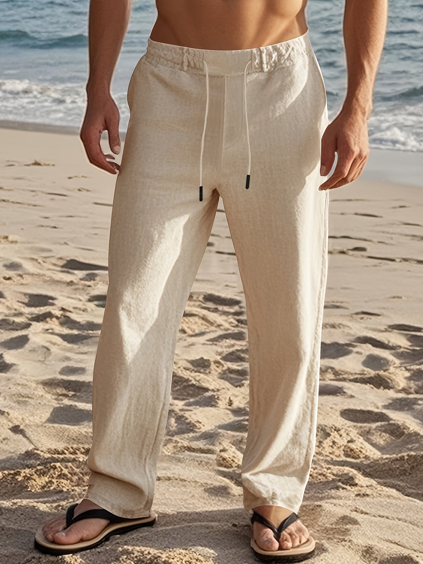 MONACO - PANTALÓN DE LINO PARA HOMBRES