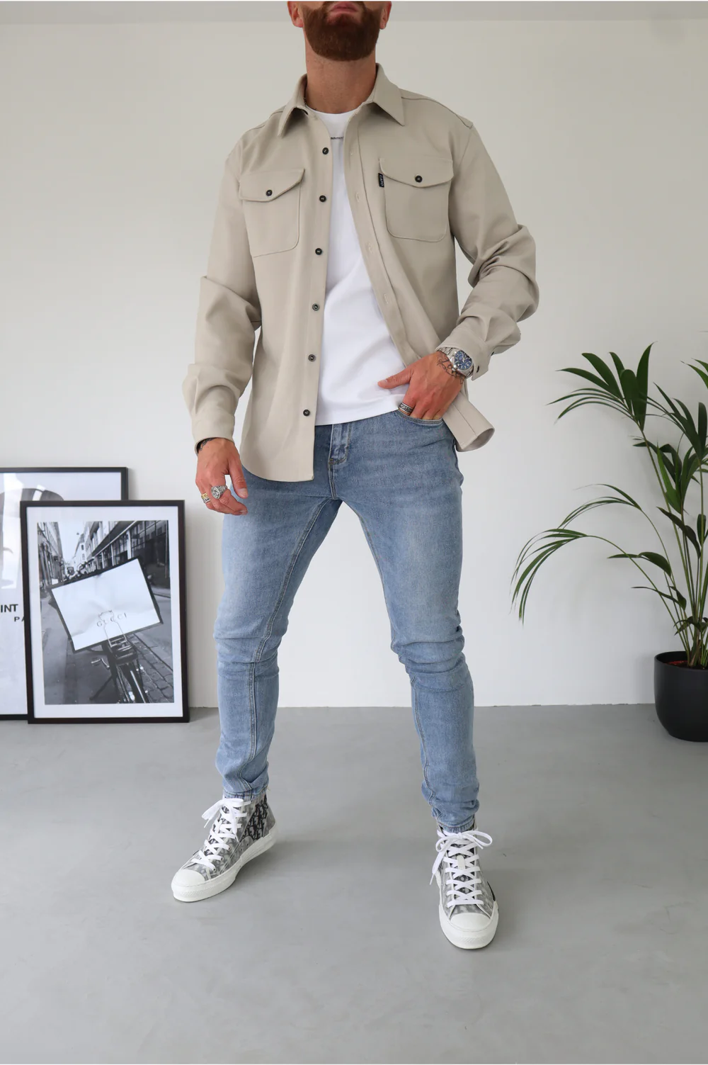 ADAM - Sobrecamisa de temporada: estilo moderno y versátil