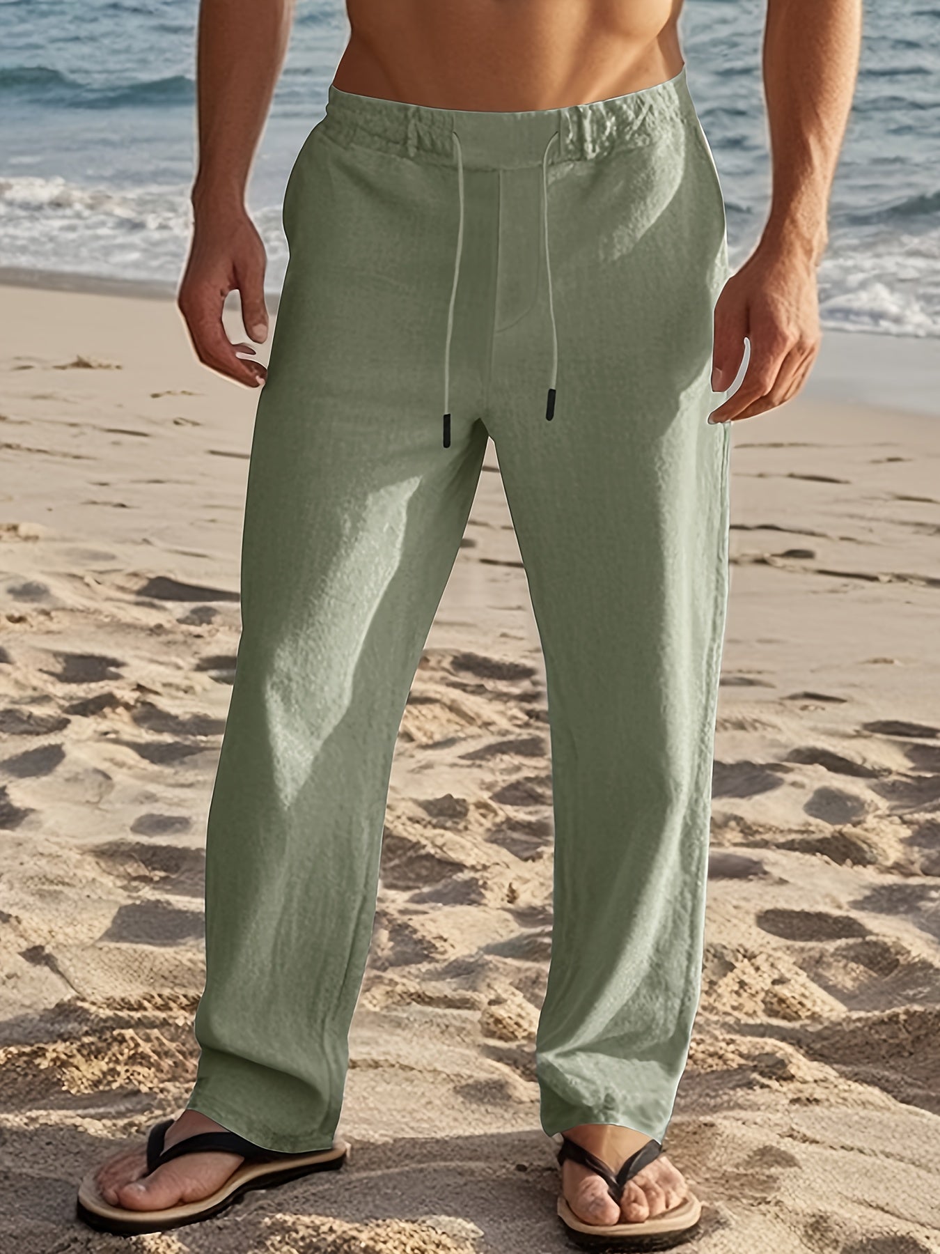 MONACO - PANTALÓN DE LINO PARA HOMBRES