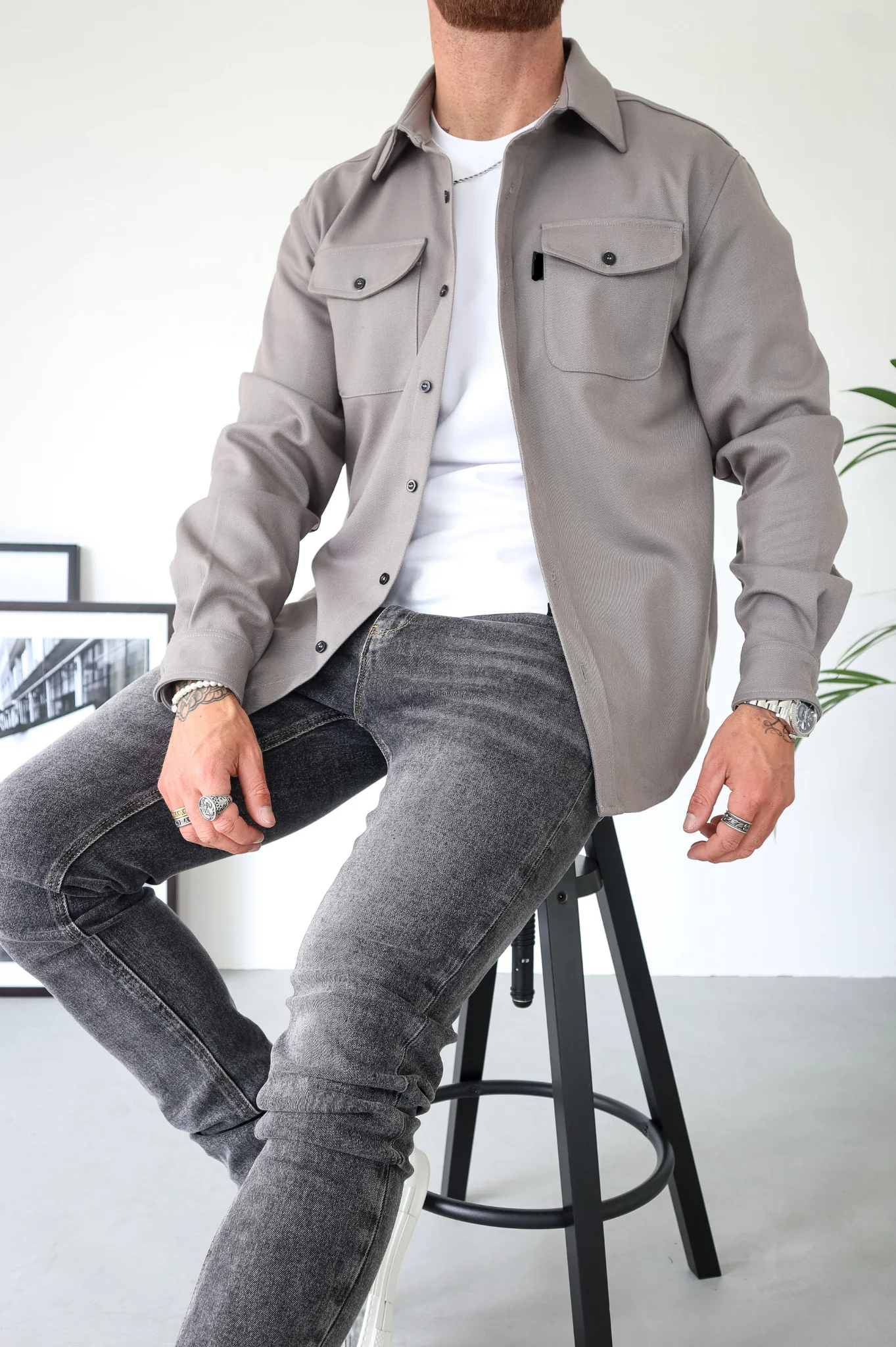 ADAM - Sobrecamisa de temporada: estilo moderno y versátil