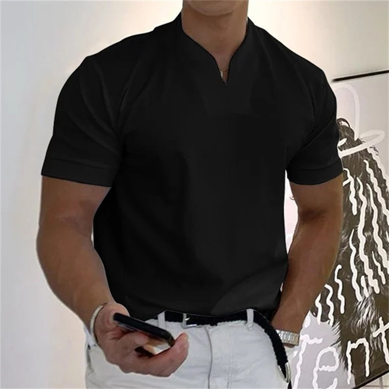Polo para hombre, estilo caballero de negocios
