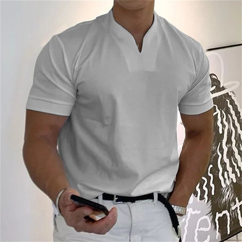 Polo para hombre, estilo caballero de negocios
