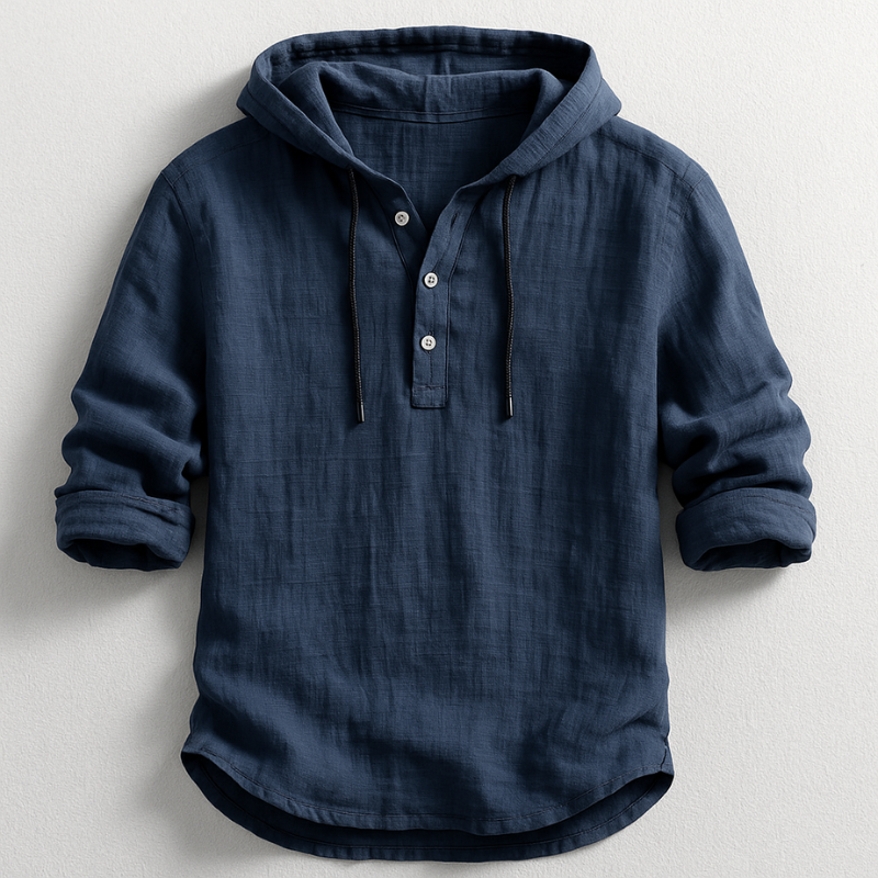 DUVAL PARIS - Camisa de Lujo con Capucha – Elegancia y Comodidad Inigualables