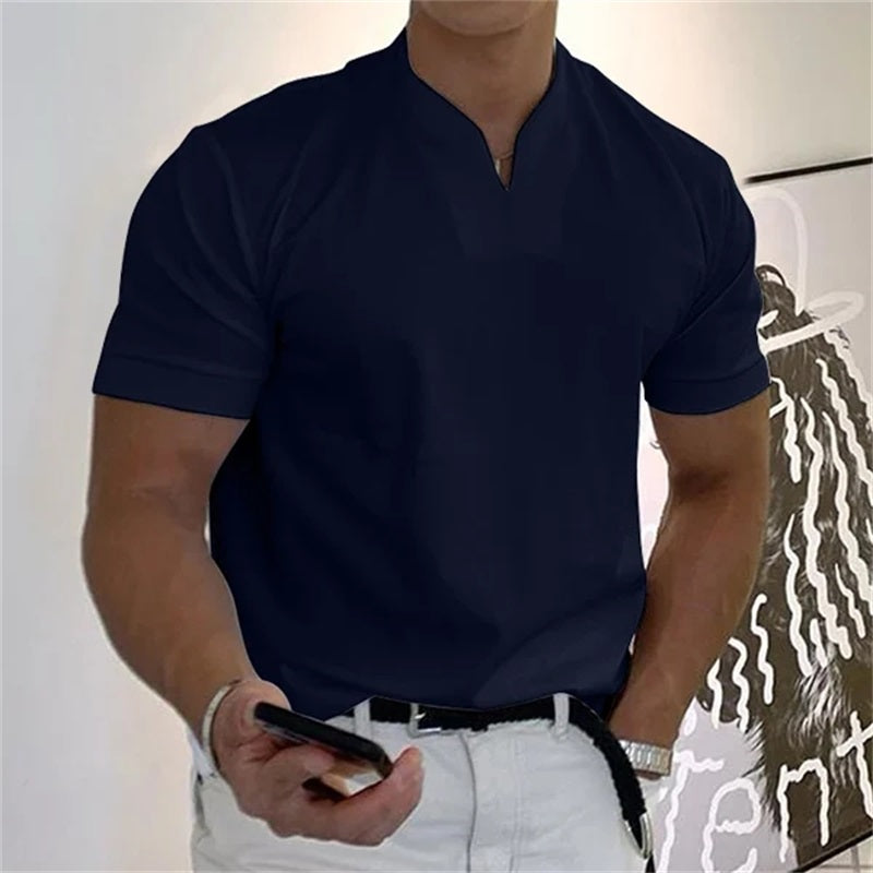 Polo para hombre, estilo caballero de negocios