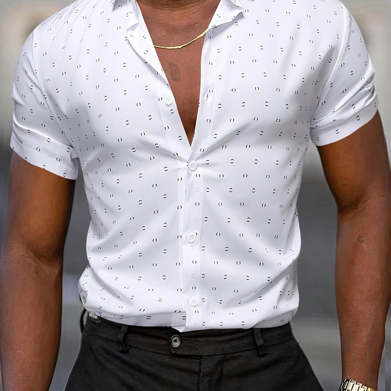 GIULIO - CAMISA DE VERANO CON ESTAMPADO