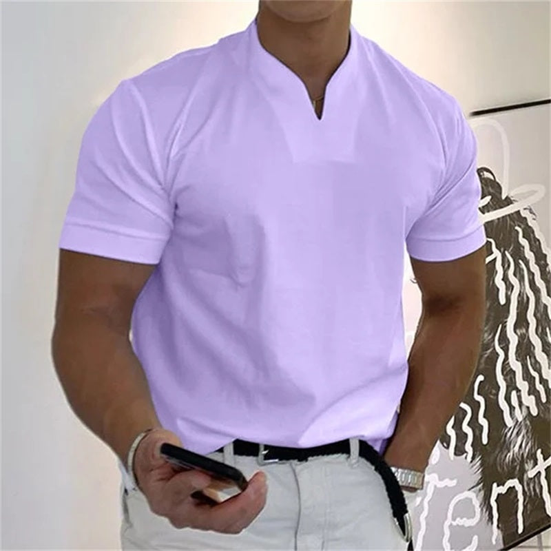 Polo para hombre, estilo caballero de negocios