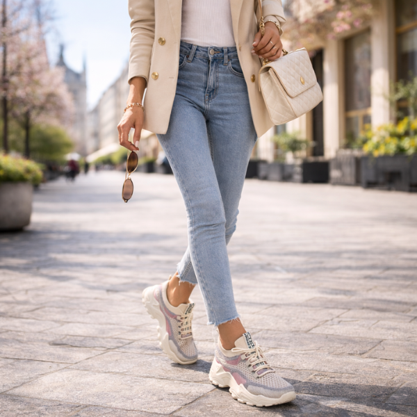 AIRSYNQ - Zapatillas para mujer transpirables para comodidad durante todo el día