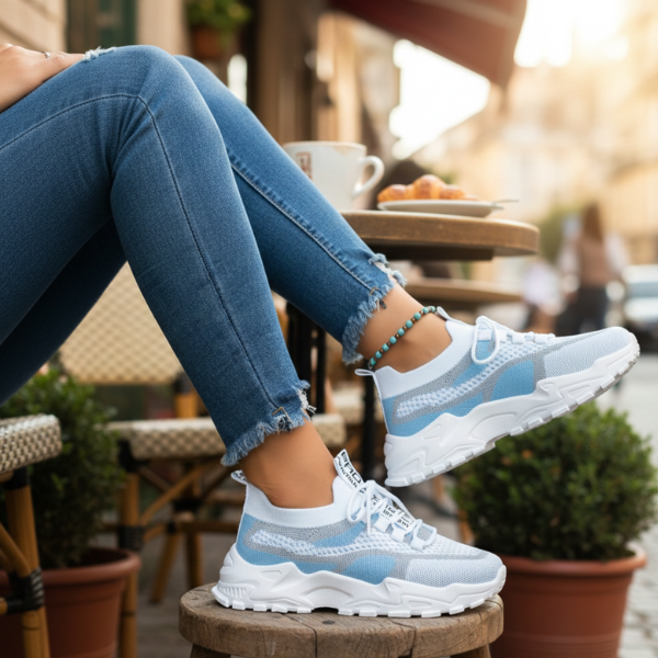 AIRSYNQ - Zapatillas para mujer transpirables para comodidad durante todo el día