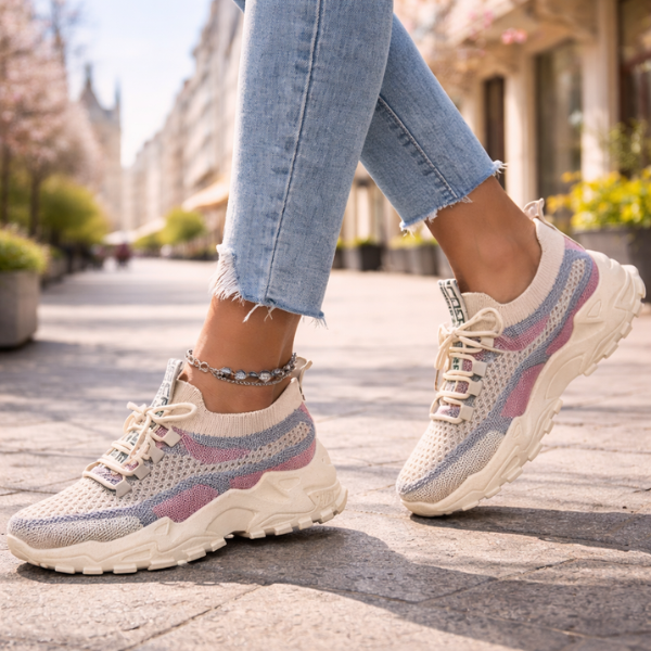 AIRSYNQ - Zapatillas para mujer transpirables para comodidad durante todo el día