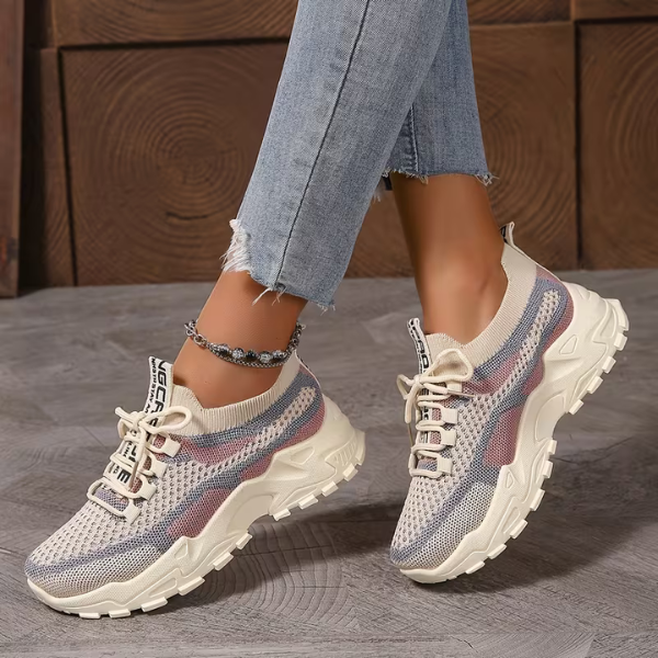 AIRSYNQ - Zapatillas para mujer transpirables para comodidad durante todo el día