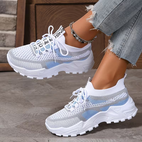 AIRSYNQ - Zapatillas para mujer transpirables para comodidad durante todo el día