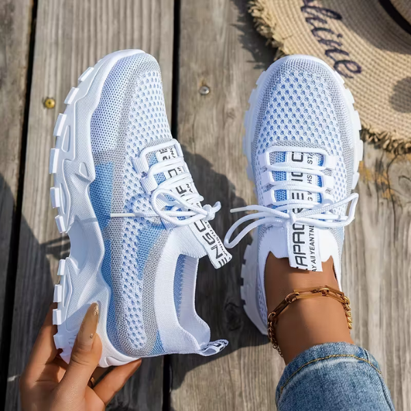AIRSYNQ - Zapatillas para mujer transpirables para comodidad durante todo el día