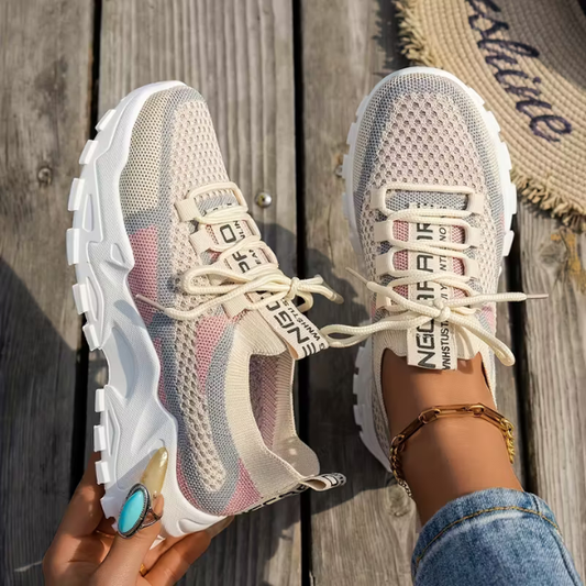AIRSYNQ - Zapatillas para mujer transpirables para comodidad durante todo el día