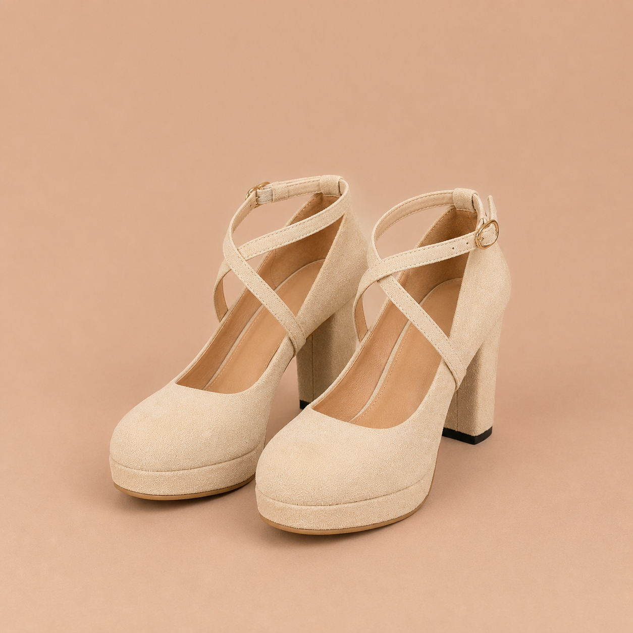 Alejandra - Zapatos de tacón bloque con plataforma