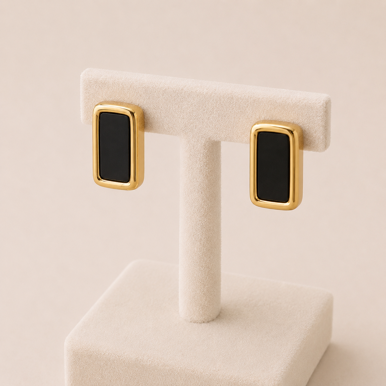 Pendientes rectangulares elegantes