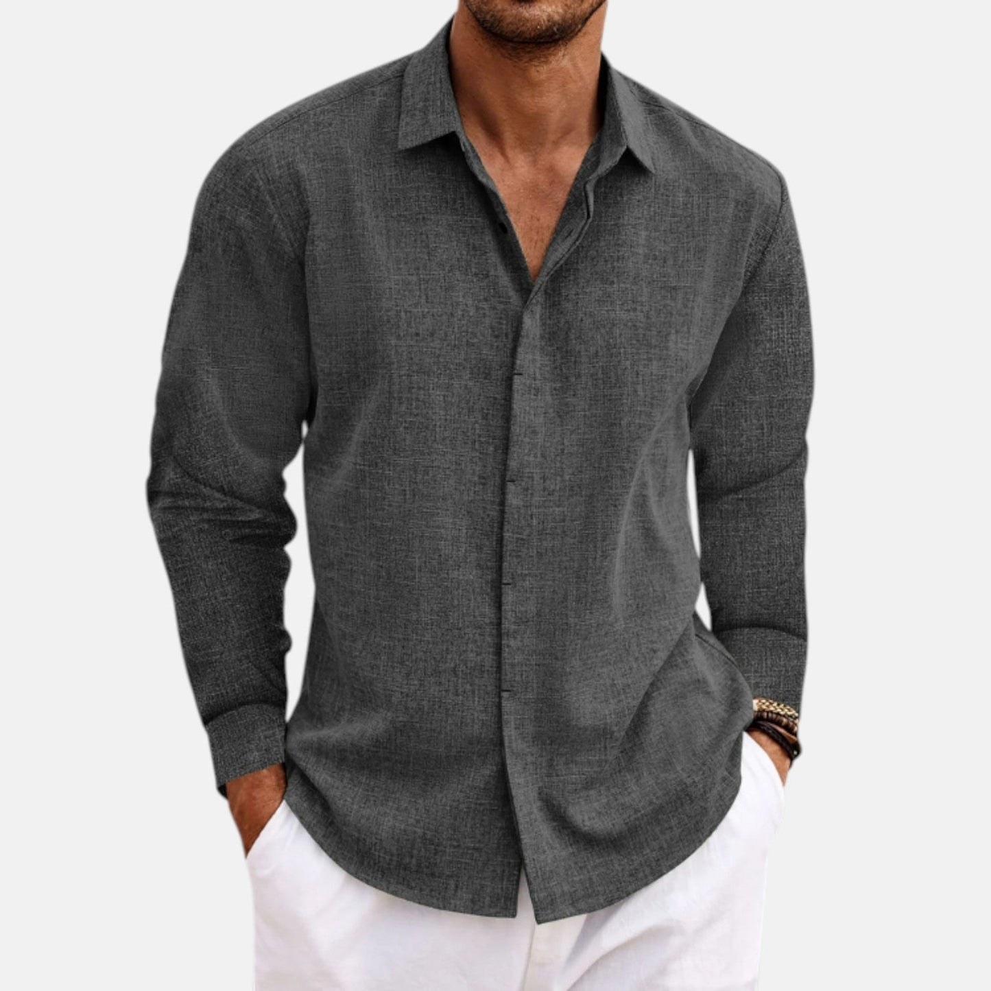 Eric - Camisa clásica de lino