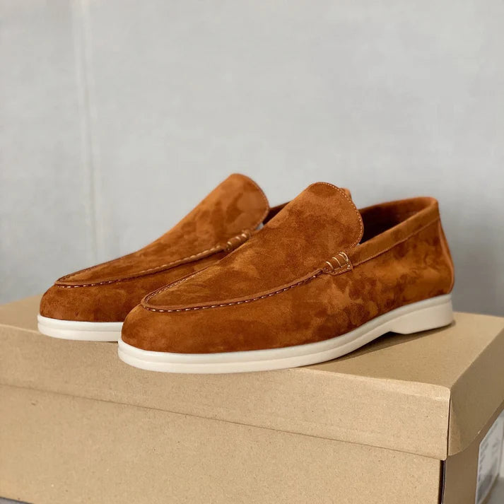 Mocasines de ante