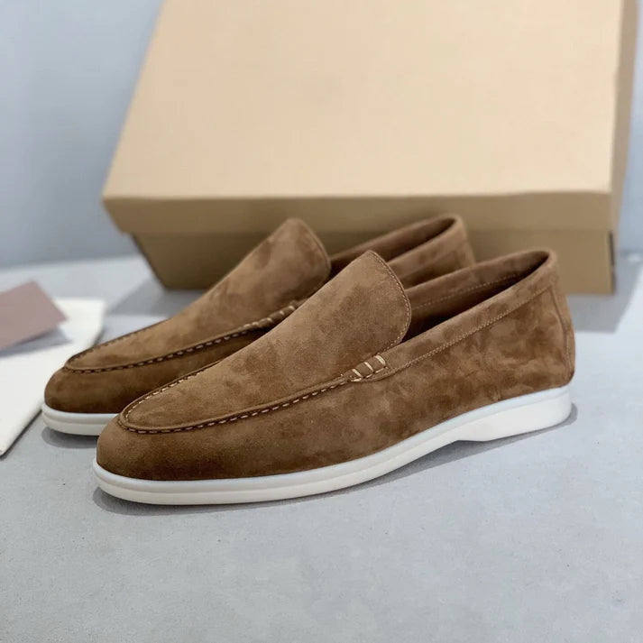 Mocasines de ante