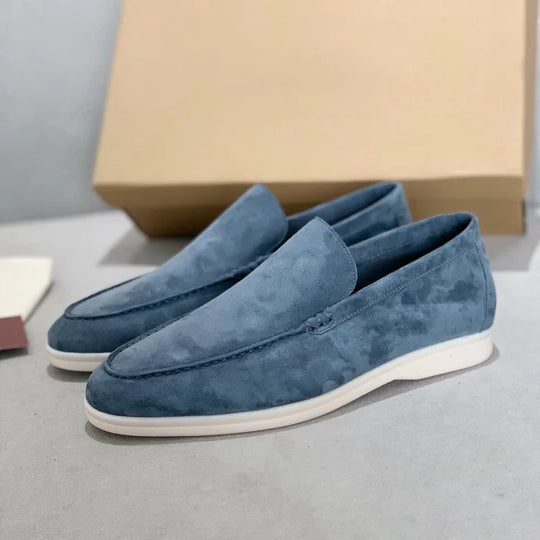 Mocasines de ante