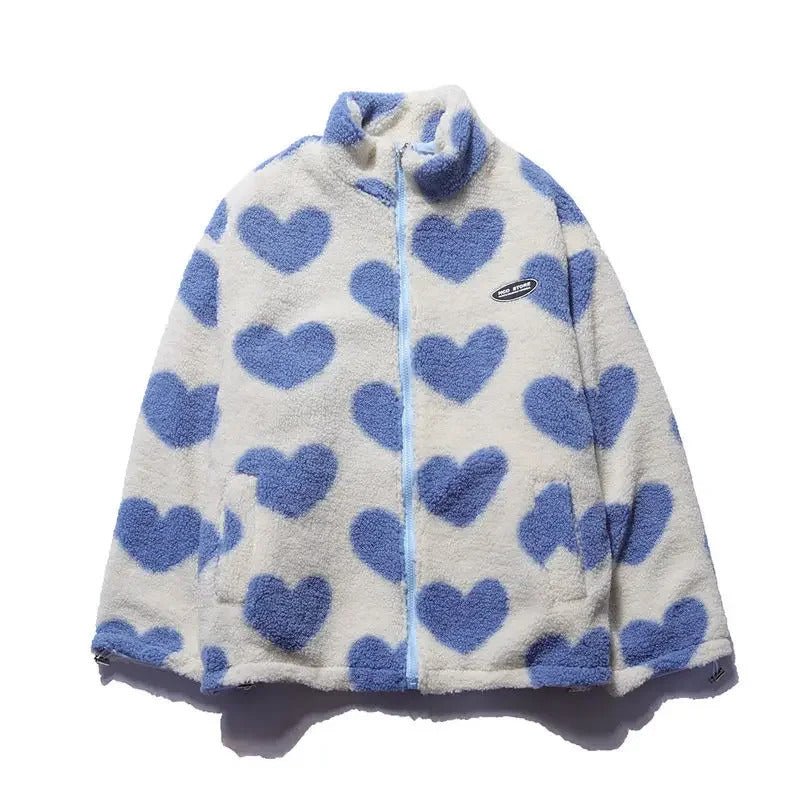 Mónica | Chaqueta reversible con corazones
