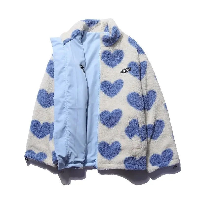 Mónica | Chaqueta reversible con corazones