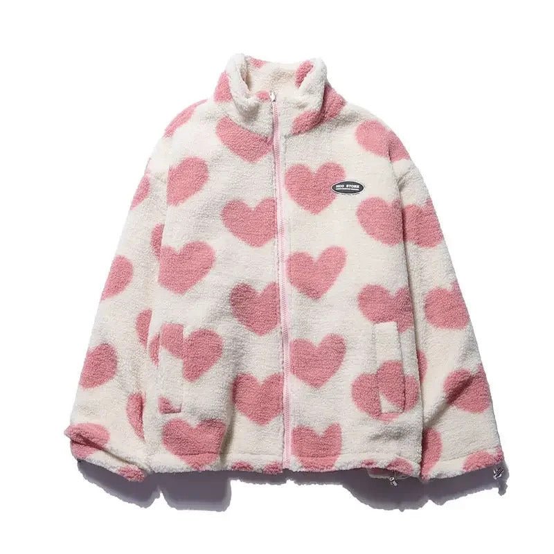 Mónica | Chaqueta reversible con corazones