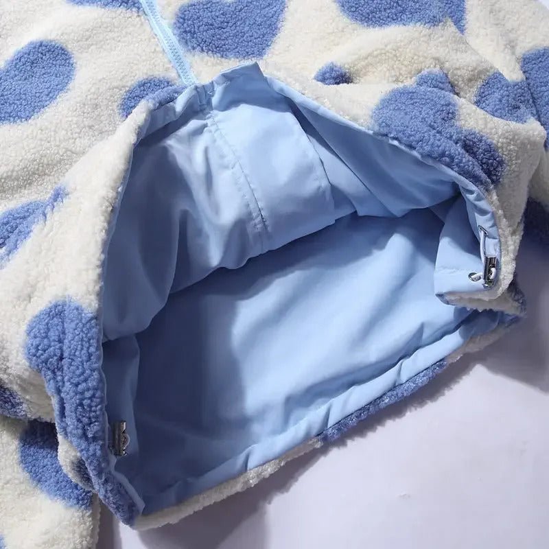 Mónica | Chaqueta reversible con corazones