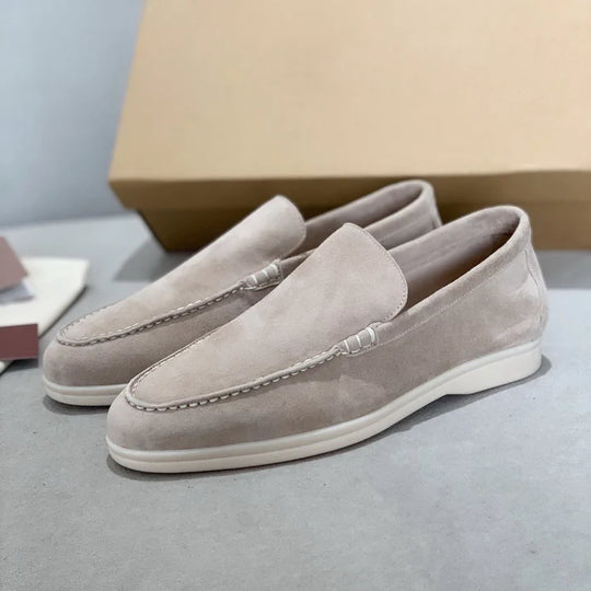 Mocasines de ante