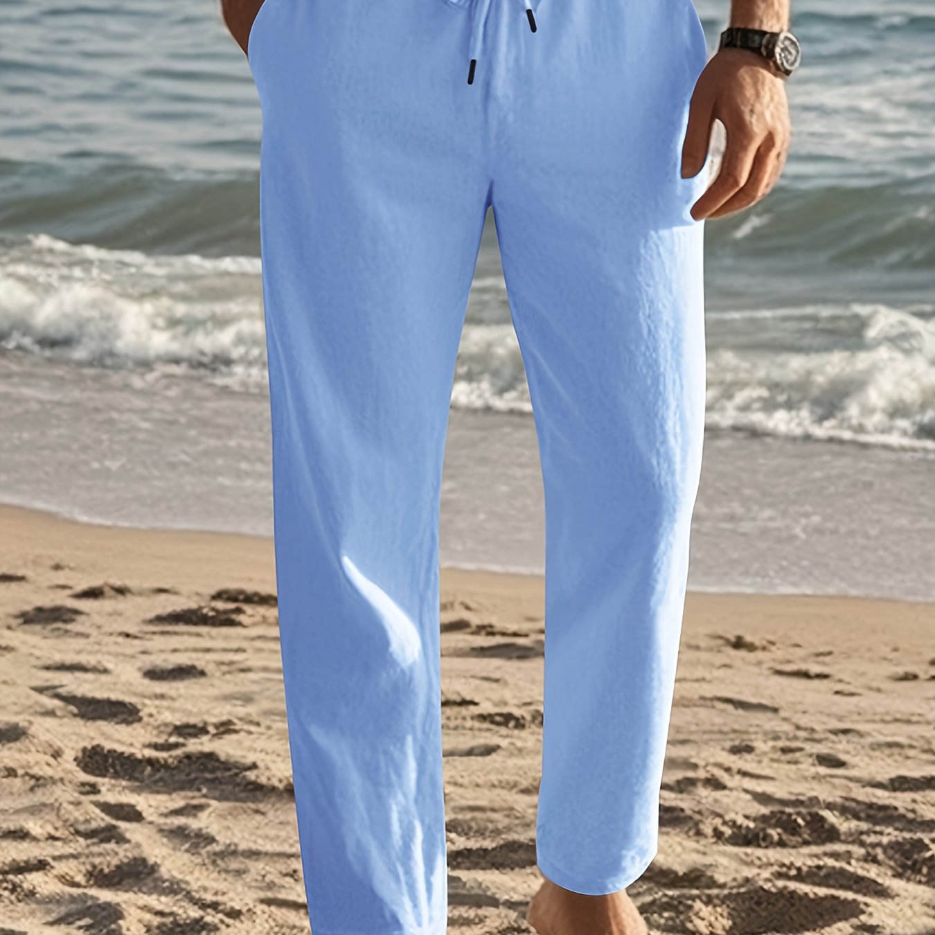 MONACO - PANTALÓN DE LINO PARA HOMBRES