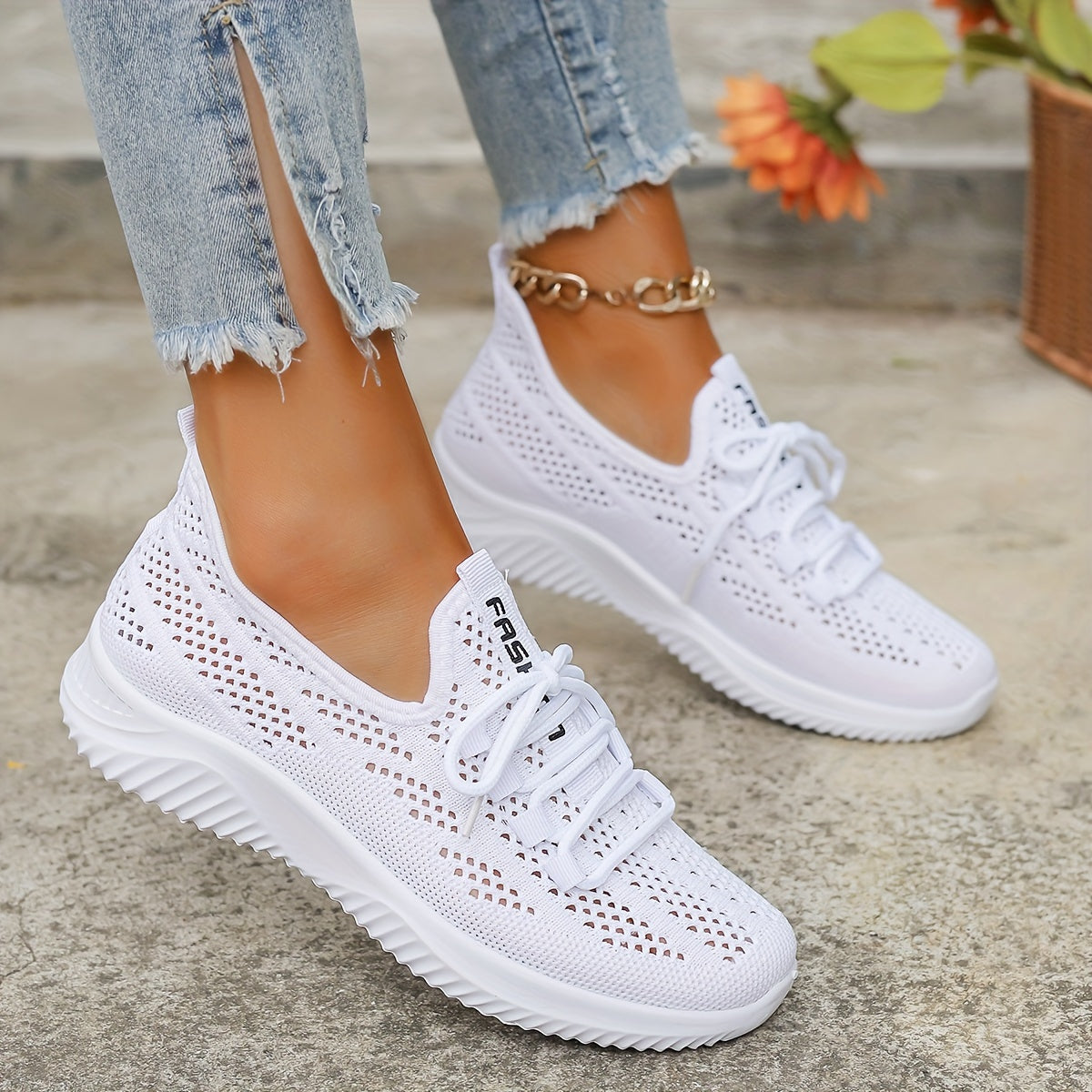 Zapatillas para mujer, suaves, transpirables y antideslizantes para uso diario.