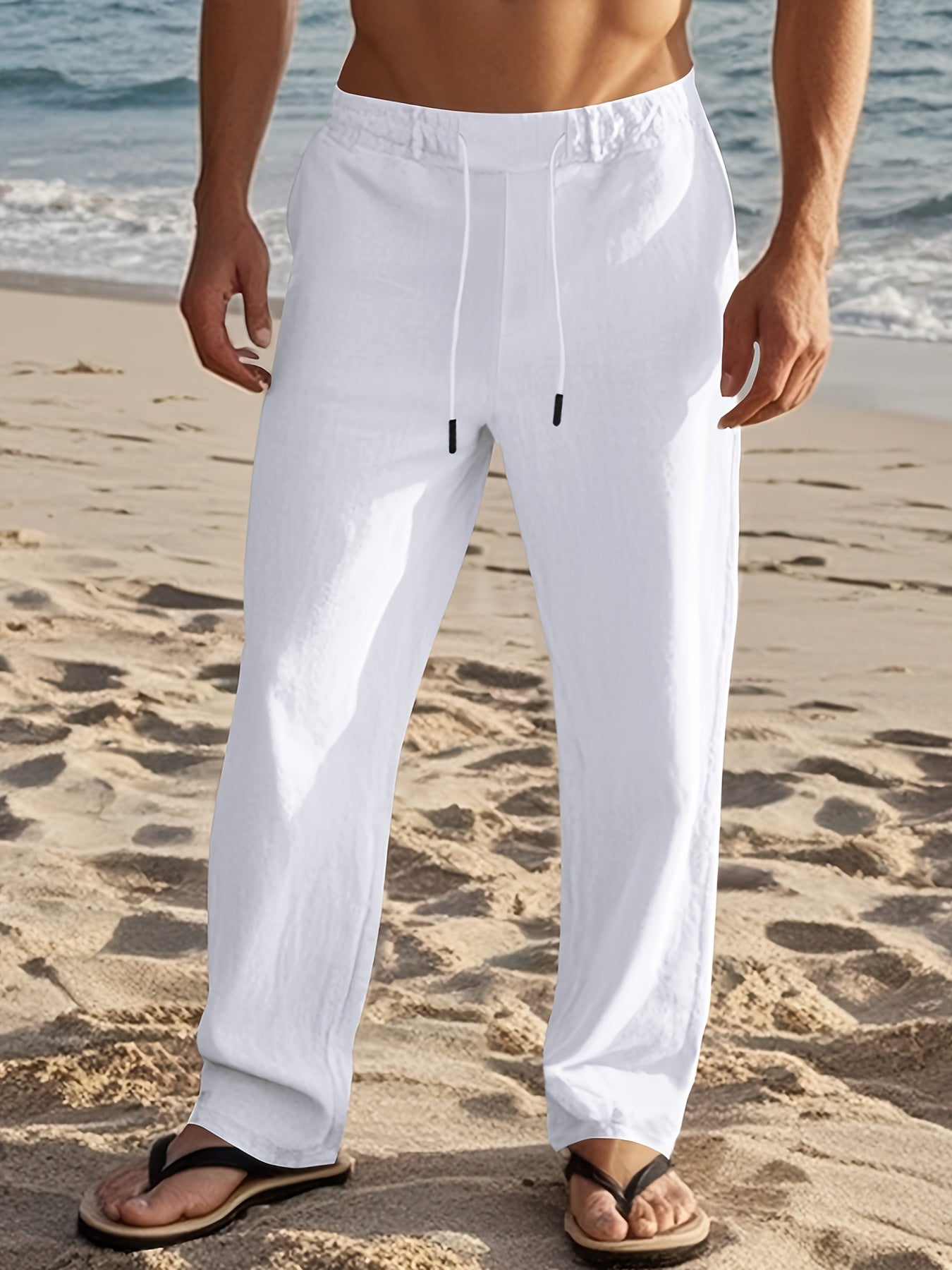 MONACO - PANTALÓN DE LINO PARA HOMBRES