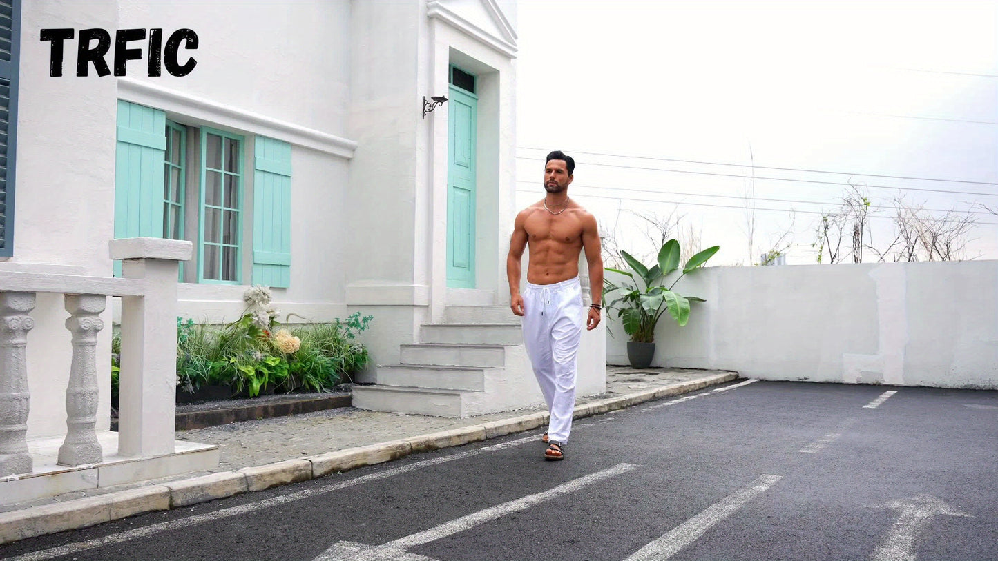MONACO - PANTALÓN DE LINO PARA HOMBRES