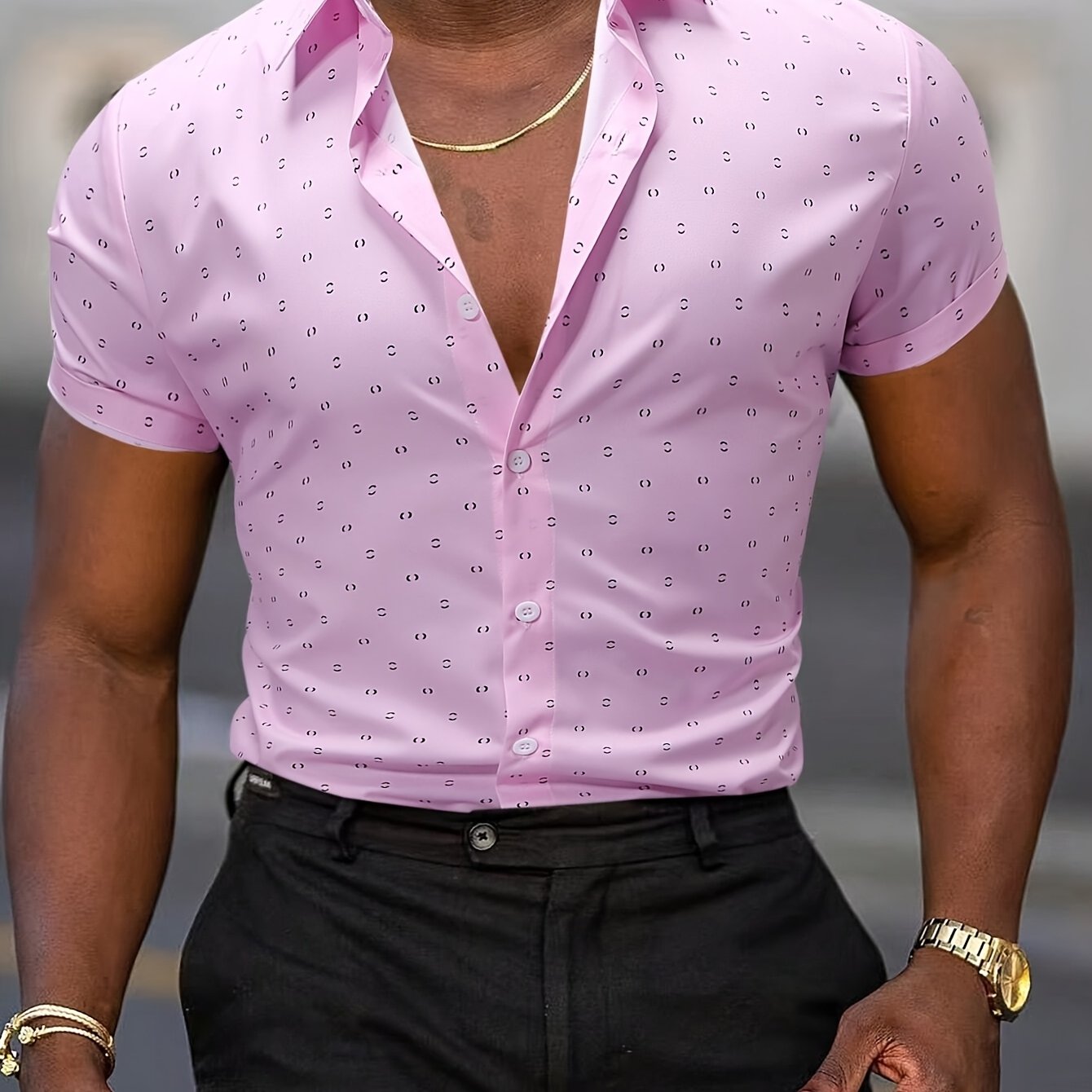 GIULIO - CAMISA DE VERANO CON ESTAMPADO