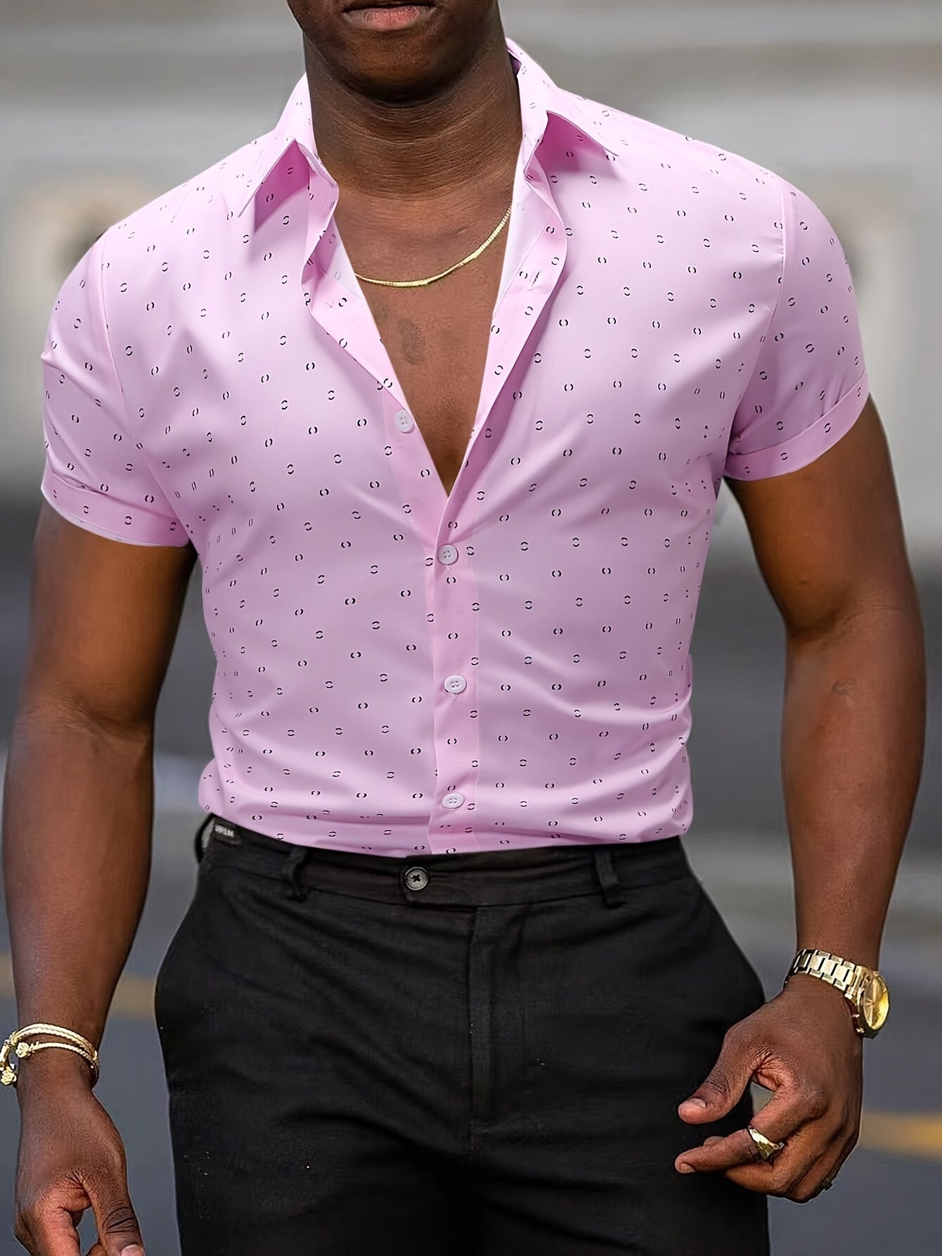 GIULIO - CAMISA DE VERANO CON ESTAMPADO