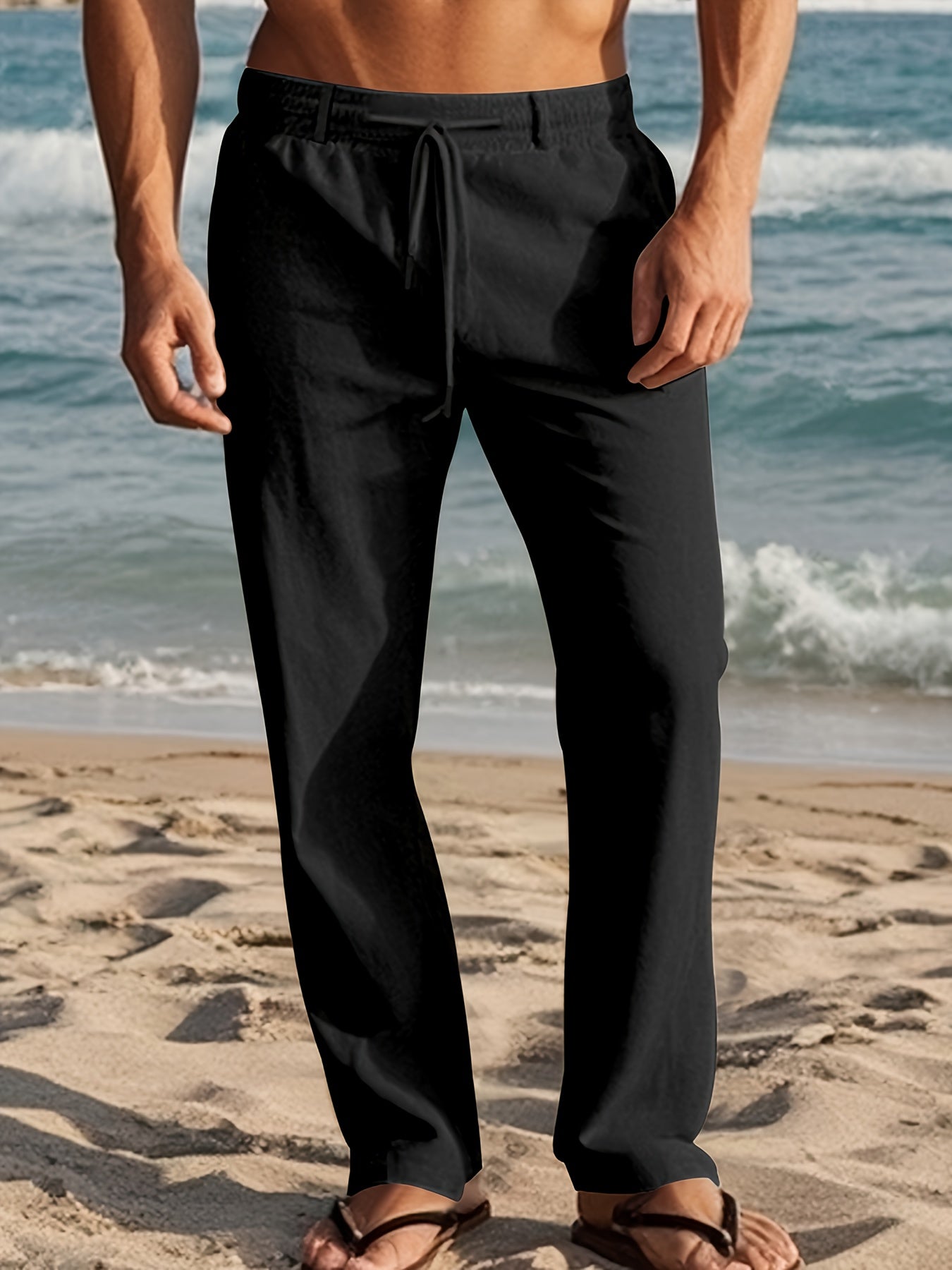 MONACO - PANTALÓN DE LINO PARA HOMBRES
