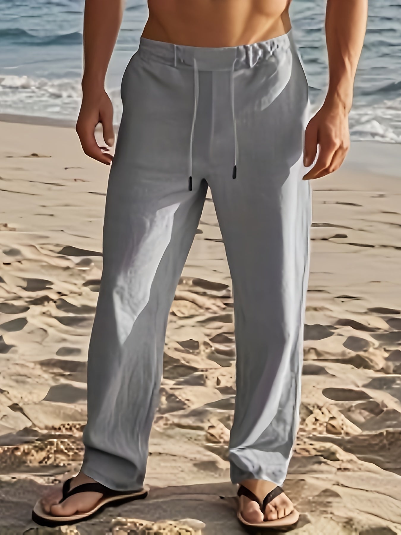 MONACO - PANTALÓN DE LINO PARA HOMBRES