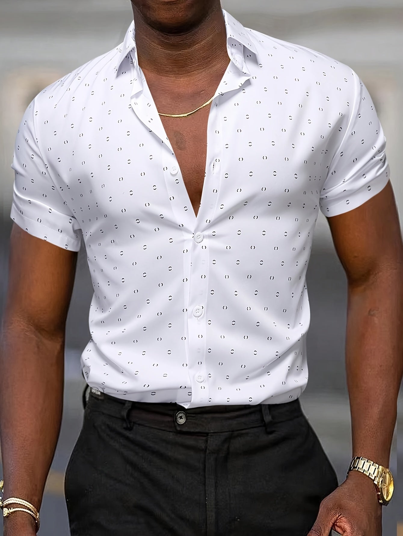 GIULIO - CAMISA DE VERANO CON ESTAMPADO