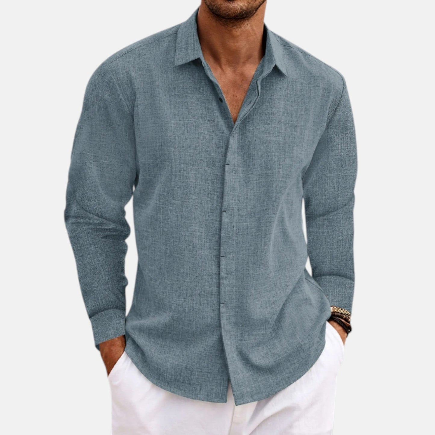 Eric - Camisa clásica de lino