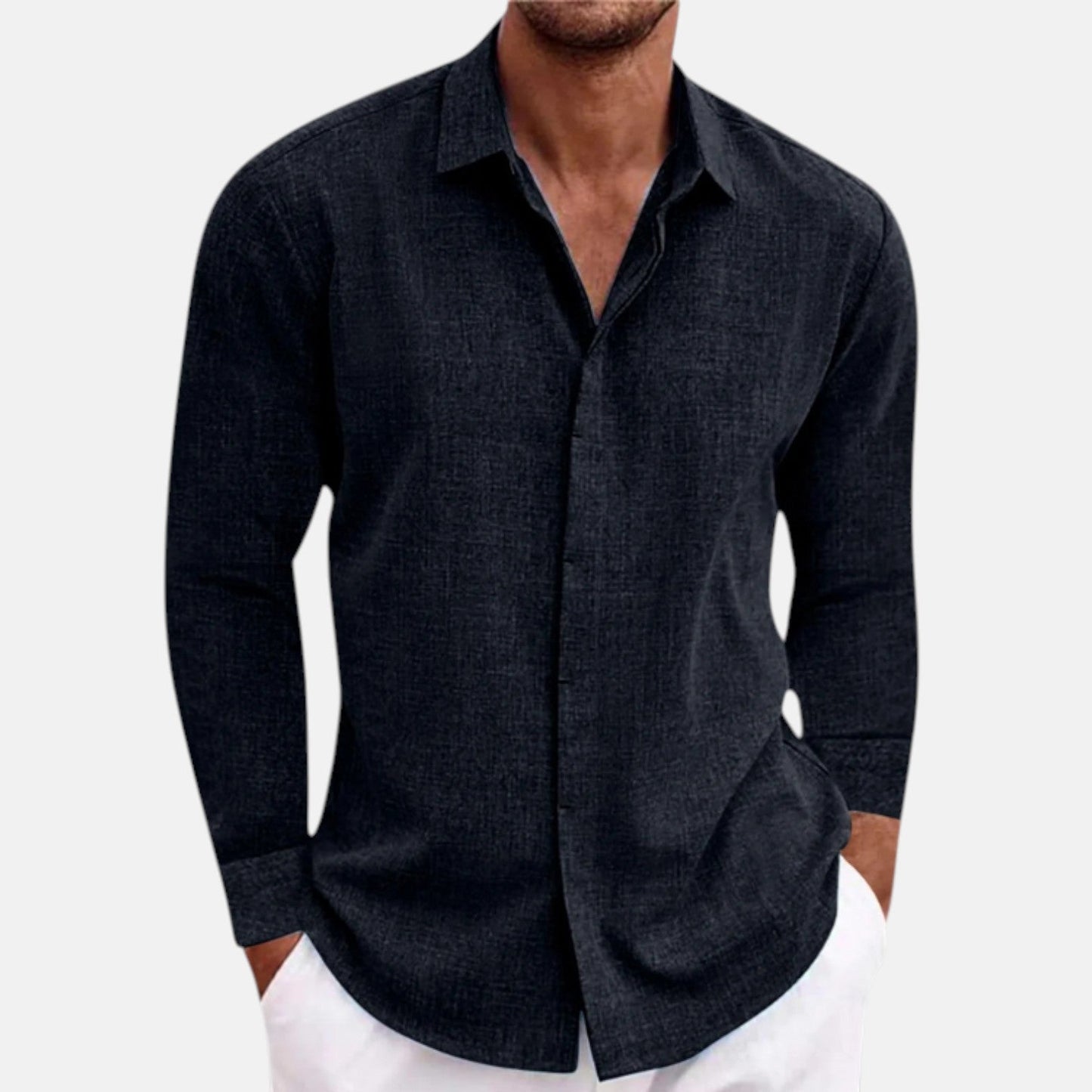 Eric - Camisa clásica de lino