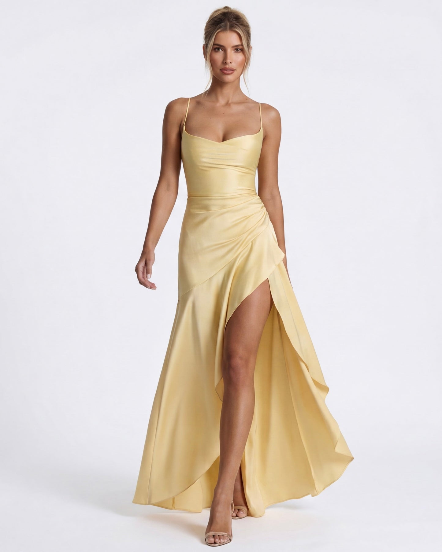 Aria - Vestido Largo Drapeado