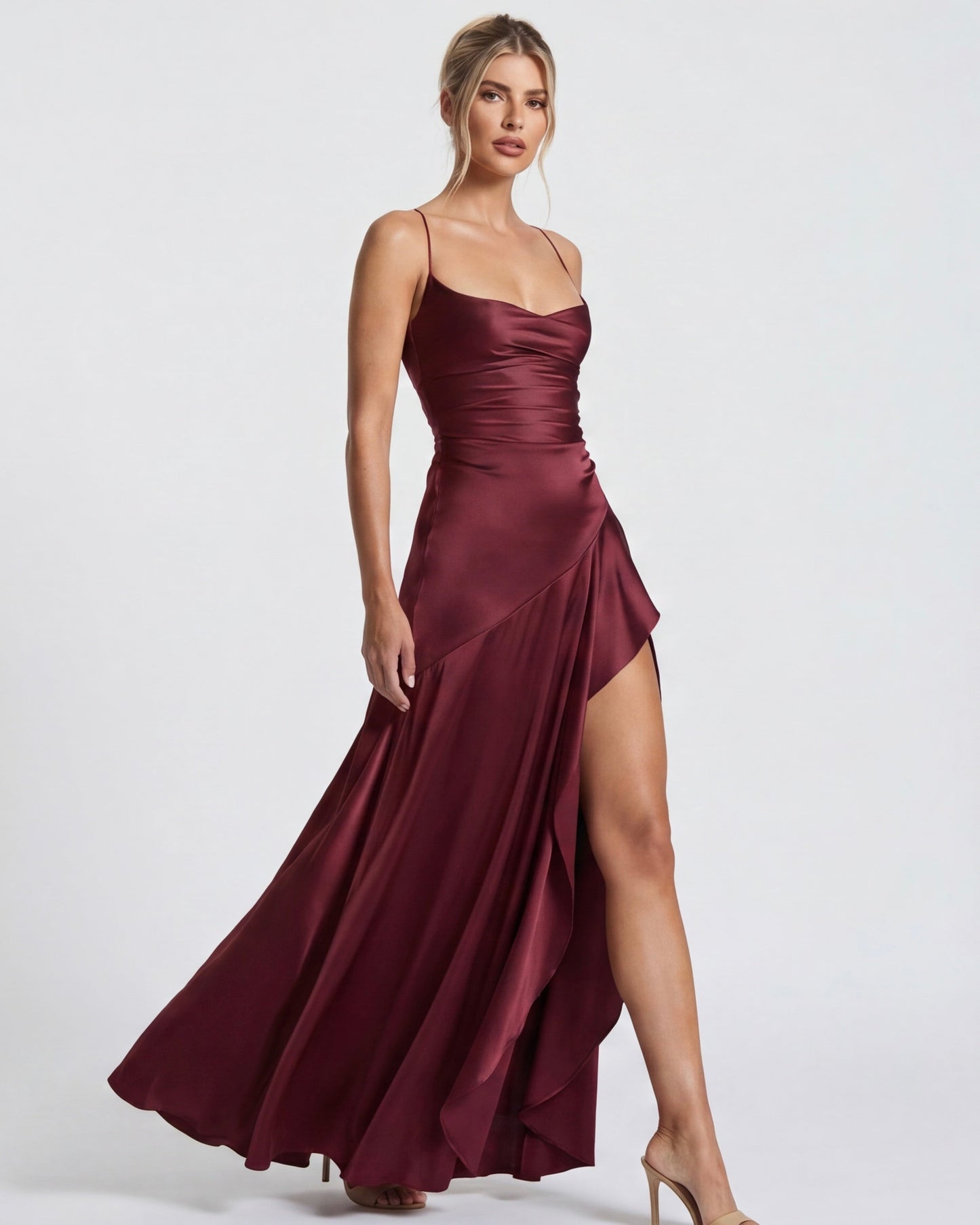 Aria - Vestido Largo Drapeado