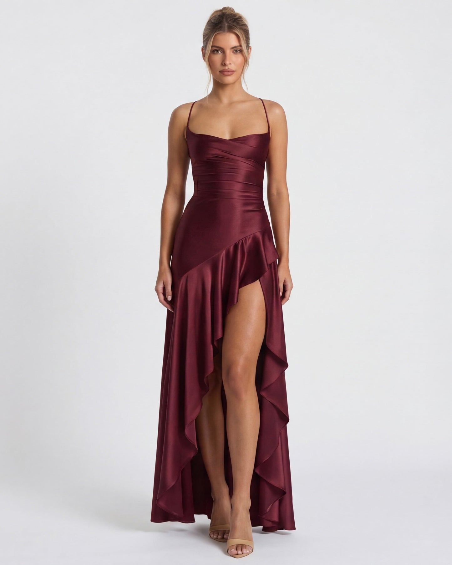 Aria - Vestido Largo Drapeado