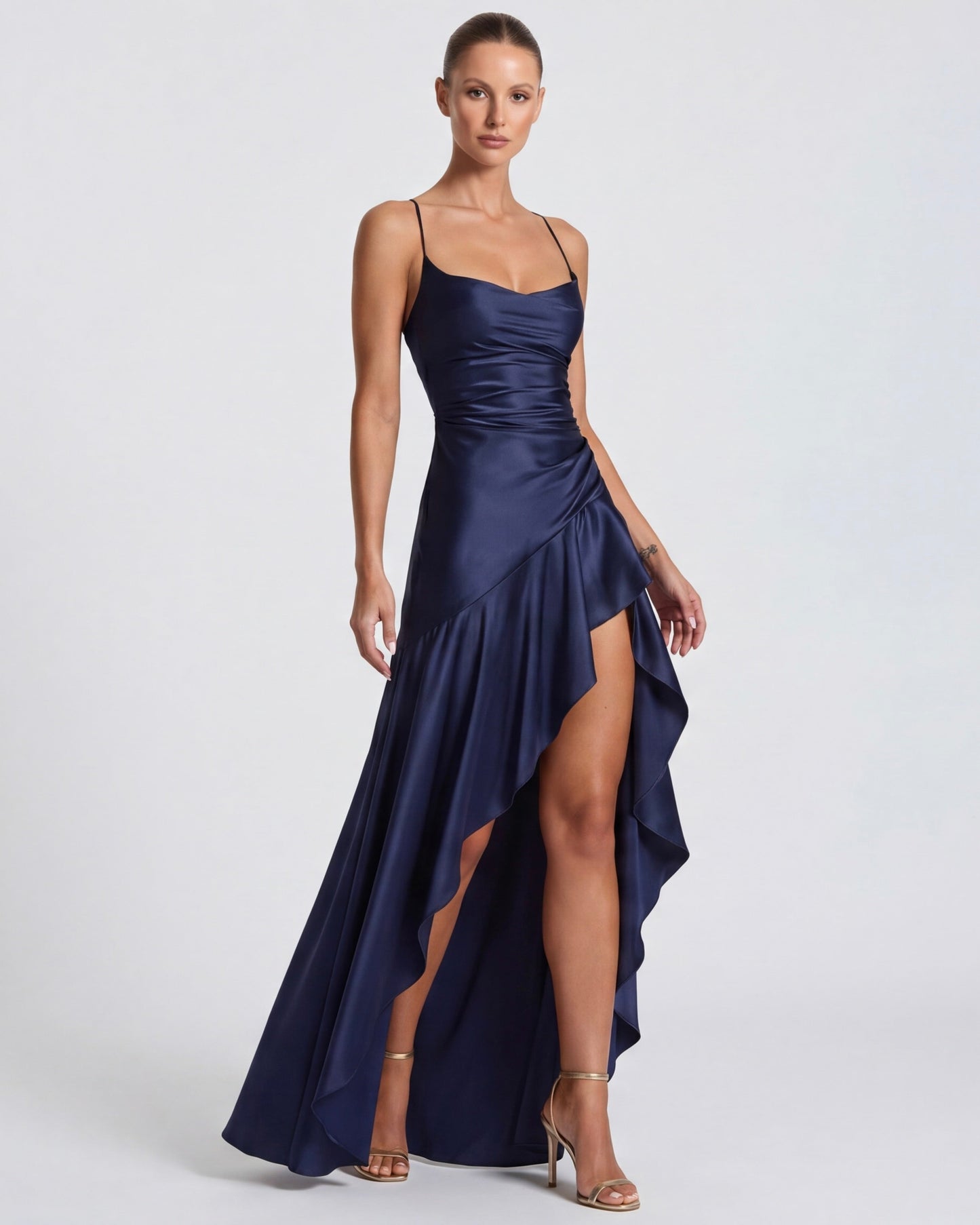 Aria - Vestido Largo Drapeado